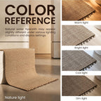 Water Hyacinth Rectangle Handwoven Area Rug, 4 x 6 ft