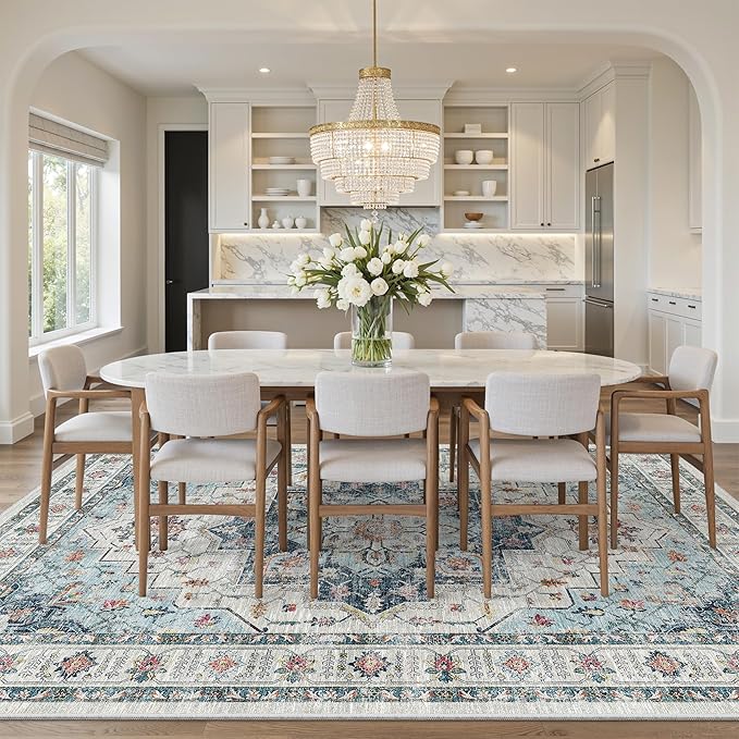 Madane Washable Rug 8x10 Area Rugs - Image 4