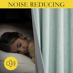 NICETOWN 100% Absolutely Blackout Linen Curtains - Image 5