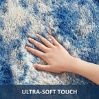 Ophanie Blue White and Grey Area Rugs - Image 2