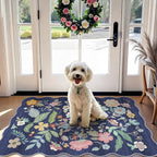 Washable 2x3 Area Rug for Entryway: Easy-Clean Carpet by HYHAOYUNLAI