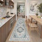Madane Runner Rug 2x8, Washable Hallway Runner Rugs, Non-Slip Low-Pile Soft - Image 3