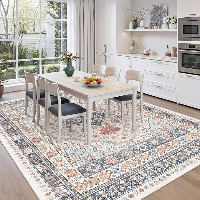 zesthome 10x12 Area Rugs for Living Room, Non-Slip Backing Washable Rugs - Image 8