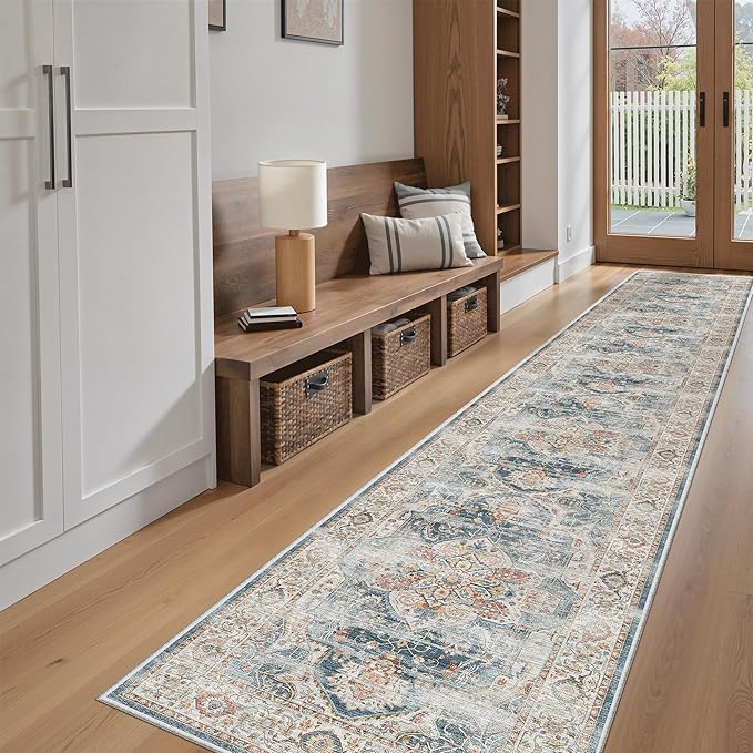 Madane Hallway Runner Rug 2x12, Extra Long Washable Runner Rugs - Image 5