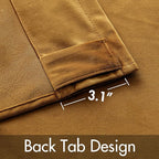 MIULEE Velvet Curtains 108 inches - Image 3