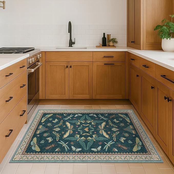 Teal 3x4 Entryway Rug - Image 3