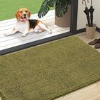 OLANLY Dog Door Mat for Muddy Paws 47x32, Absorbs Moisture and Dirt, Absorbent by OLANLY