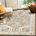 Yamaziot Area Rug 5x7, Non-Slip Washable Boho Vintage Living Room Bedroom Rug by Yamaziot