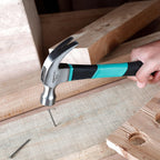 Amazon Basics 104-Piece Home Repair Household Tool Set with Easy Carrying Round Pouch, Portable Hand Tool Kit, Turquoise, 14.4 x 11.4 x 3 inches