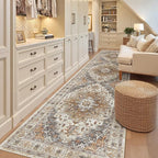 Madane 3x12 Hallway Runner Rug, Non Slip Washable 12ft Runner - Image 3