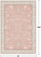 Hazo Haus Pink Washable 6x9 Rug - Image 2