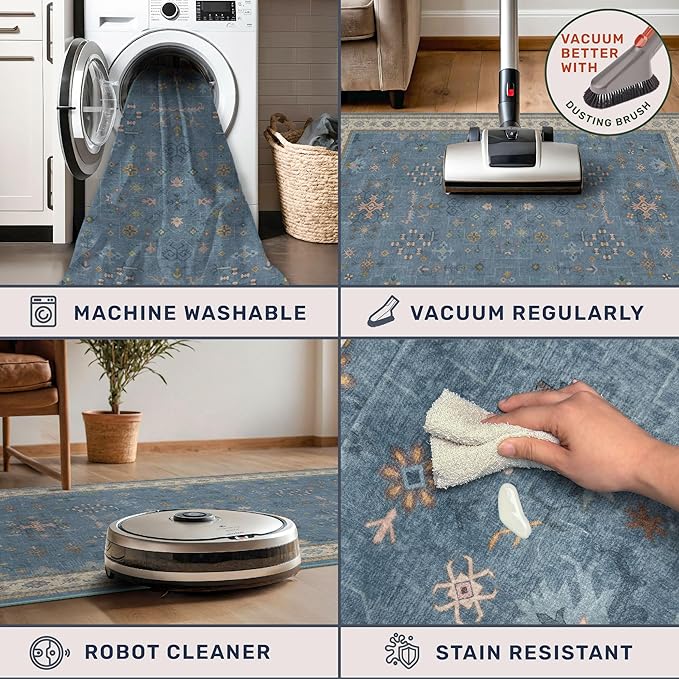 Washable 3x6 Throw Rug for Large Kitchen - Image 4
