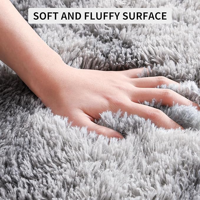 Tepook Fluffy Large Rugs for Living Room, Area Rug 6x9 Soft Carpet for Bedroom - Image 7