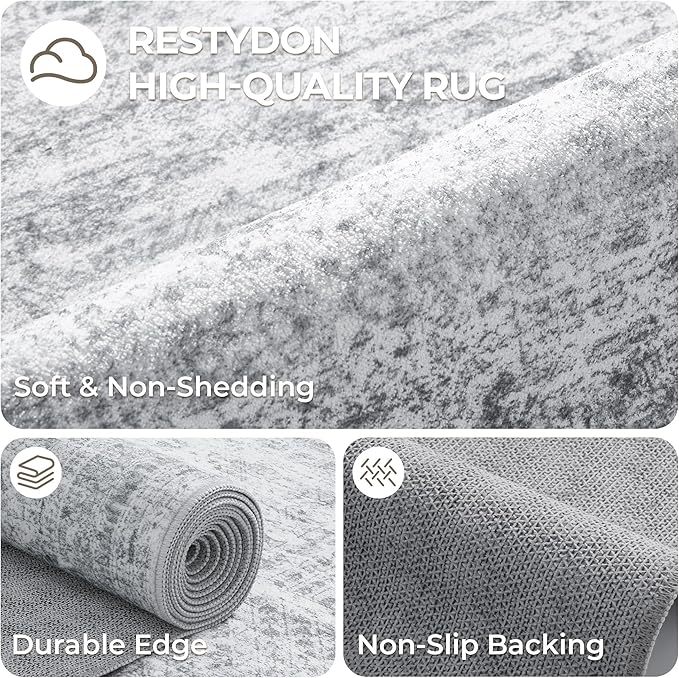 Washable Runner Rug 2.5x16, Non-Slip Long Hallway Runner - Image 7
