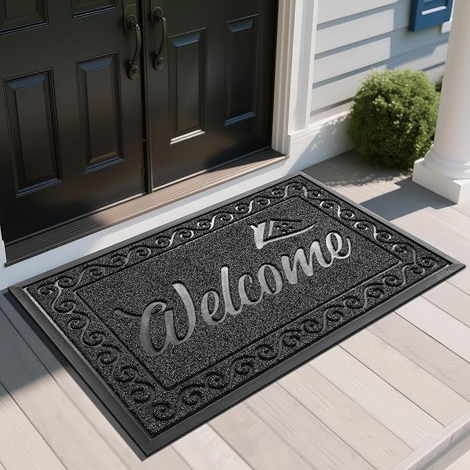 Yimobra Welcome Mat, Heavy Duty Sturdy Door Mats by Yimobra