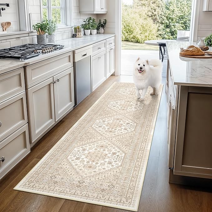 Runner Rug 2x10, Ultra-Thin Kitchen Rugs Non Slip Washable Rugs - Image 9