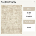 Soalmost Washable Area Rug 8x10, Large Soft Rugs - Image 4