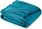 Bedsure GentleSoft Fleece Throw Blanket Teal by BEDSURE