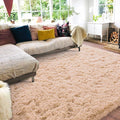Rugs for Living Room 6x9, Soft Shaggy Modern Shag Area Rug for Bedroom by Quntue