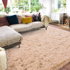 Rugs for Living Room 6x9, Soft Shaggy Modern Shag Area Rug for Bedroom by Quntue