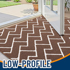 OLANLY Front Door Mat, Non-Slip Rubber Backing, Dirt Resistant and Absorbent - Image 3