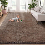 5x8 Area Rug for Living Room: Fluffy Shag Soft Washable Rugs Fuzzy Plush Indoor by VECARF
