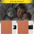 Pitalk Blackout Burnt Orange Curtain - Image 4