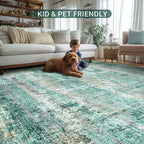 LEPEII 8x10 Area Rugs, Machine Washable Low Pile Rugs - Image 7
