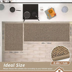 BEQHAUSE Kitchen Rugs and Mats 2PCS, Non-Slip Kitchen Mats - Image 2