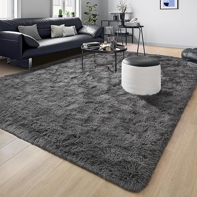 Tepook Fluffy Large Rugs for Living Room, Shag Area Rug 6x9 Soft Carpet for - Image 8