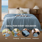 Bedsure 100% Cotton Muslin Blanket King Size - Image 4