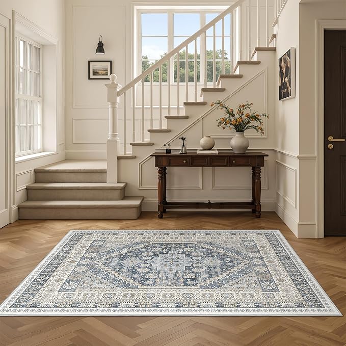 4x6 Area Rugs for Living Room, Non-Slip Backing Small Kids Rugs for Bedroom - Image 5