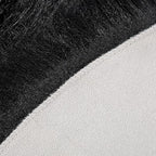 linmopm Faux Fur Rug Sheepskin Shag Fluffy Fuzzy Black 3x3 ft Rugs - Image 5