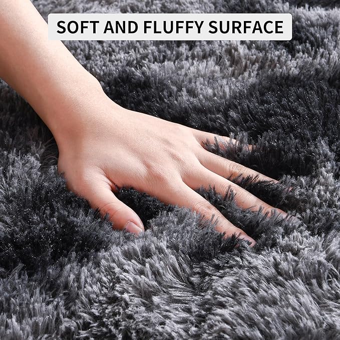 Tepook Soft Fluffy Area Rug for Bedroom, Modern Shaggy Rugs for Living Room - Image 6