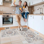 2-Piece Kitchen Runner Rug Set: Washable Non-Slip Floor Mats - Image 2