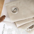 H.VERSAILTEX Elegant Natural Linen Semi Sheer Blended Energy Efficient Light - Image 5