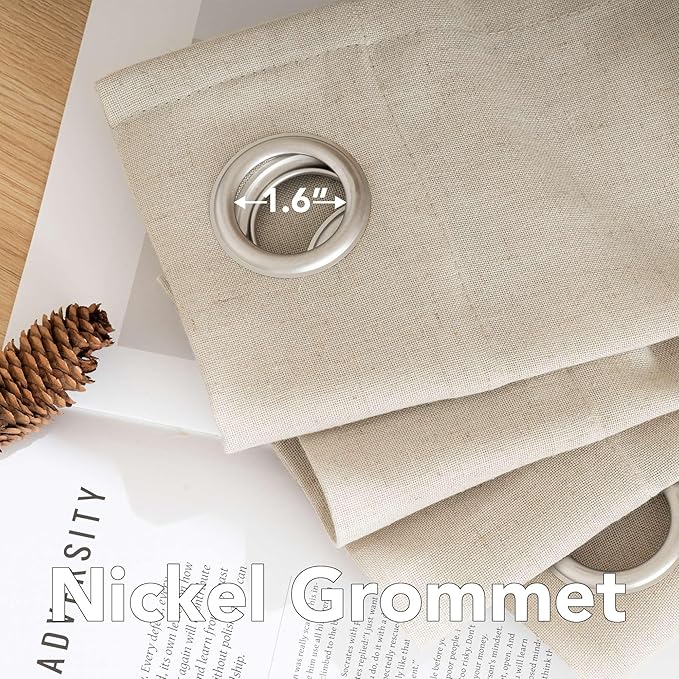 H.VERSAILTEX Luxurious Natural Linen Curtains - Image 5