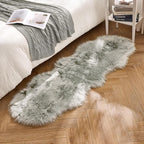MIULEE Luxury Super Soft Fluffy Area Rug Faux Fur Sheepskin Rug Decorative by MIULEE