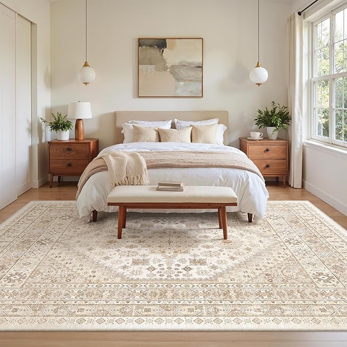 zesthome 6x9 Area Rug, Super Soft Washable Rugs - Image 9