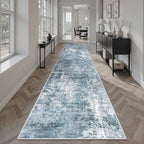 Runner Rug 2'x10' Abstract Washable Non-Slip Runner Rugs - Image 4