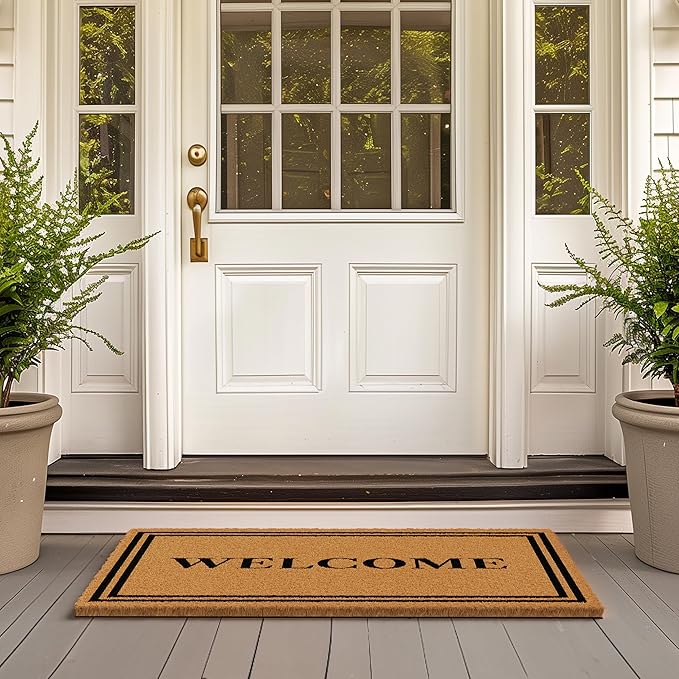 Barnyard Designs Natural Coco Coir Heavy Duty Backing Doormat - Image 4
