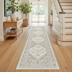 Runner Rug 2x8 Runners for Hallways Non Slip Washable, Vintage Hallway Runner by Restydon