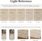 3x5 Washable Area Rug for Entryway Vintage Beige Non Slip Low Pile Carpet - Image 6