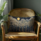Rustic Dark William Morris Night Forest Moon Decor Pillow Covers 12x20 - Image 4