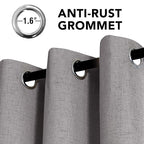 H.VERSAILTEX Linen Curtains 100% Blackout Curtains - Image 3