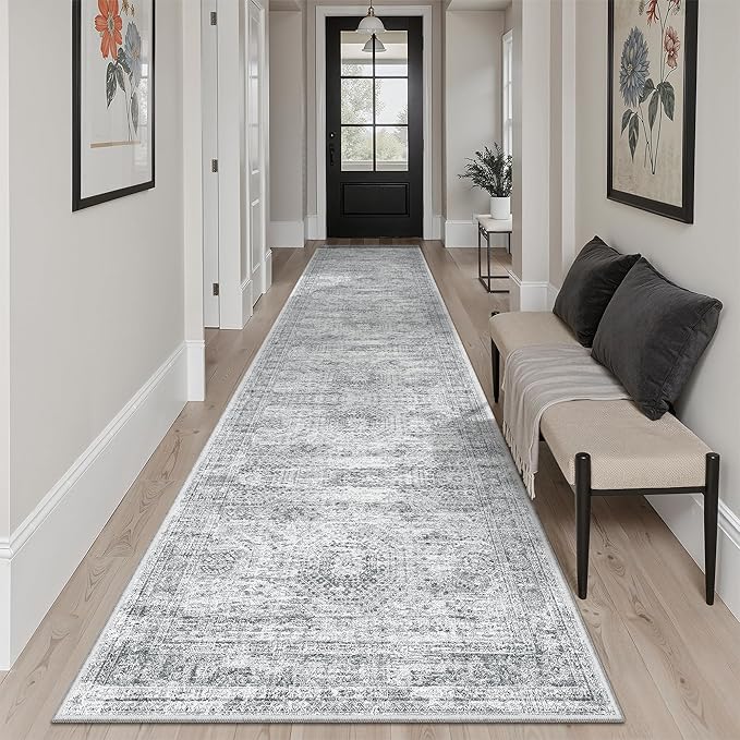 Runner Rug 2'6" x 10' Washable Non-Slip Runner Rugs - Image 2