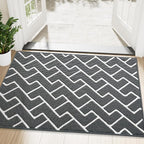 OLANLY Front Door Mat, Non-Slip Rubber Backing, Dirt Resistant and Absorbent by OLANLY