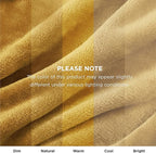 Bedsure GentleSoft Fleece Blanket Twin Size Yellow - Image 3