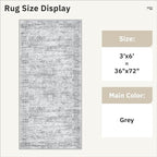 Runner Rug 3x6 Washable Non-Slip Kitchen Runner Rugs - Image 5