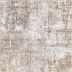 UERMEI Square Area Rugs : Washable 8x8 Neutral Modern Abstract Carpet - Image 9